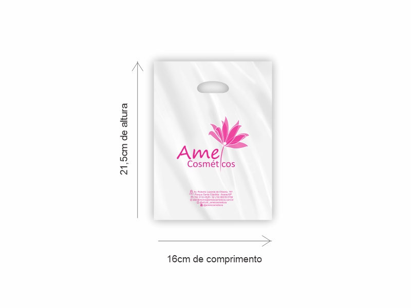 Sacola Pequena de Plstico