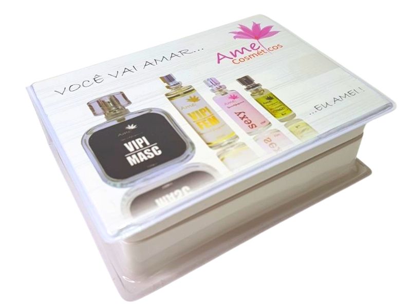 Estojo mostrurio para 10 amostras de 8ml cada (no acompanha as amostras)