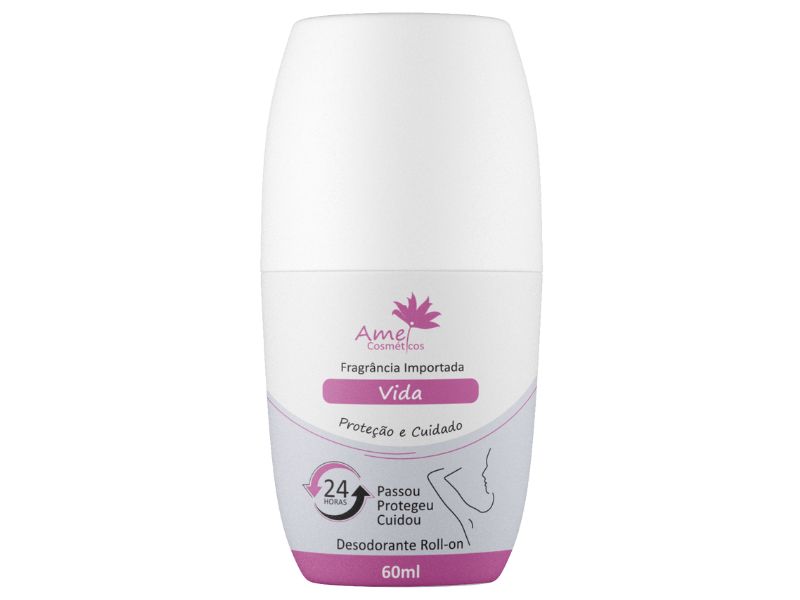 Desodorante Roll-on Vida Amei Cosmticos