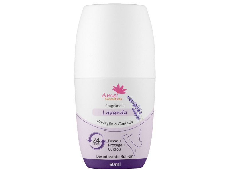 Desodorante Roll-on Lavanda Amei Cosmticos