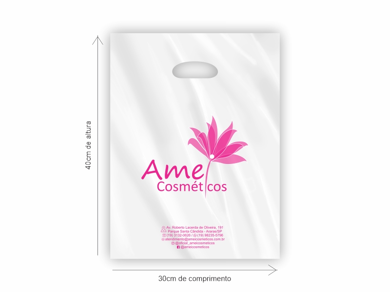 Sacola Grande de Plstico